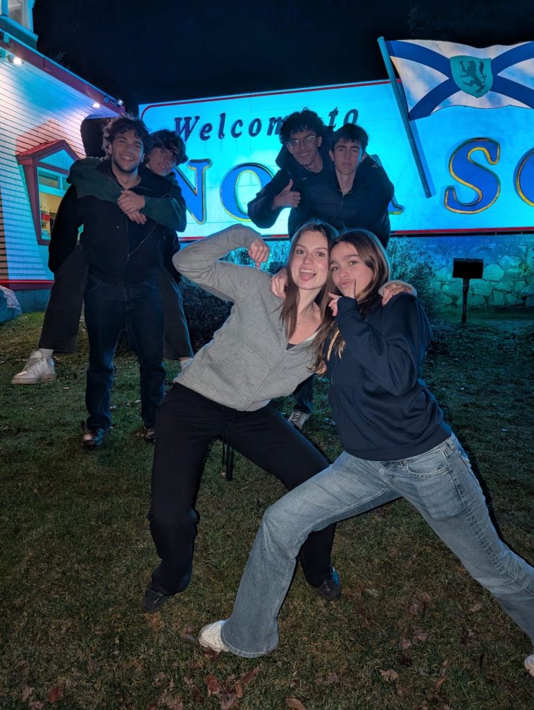 Matteo e nuovi amici in Canada